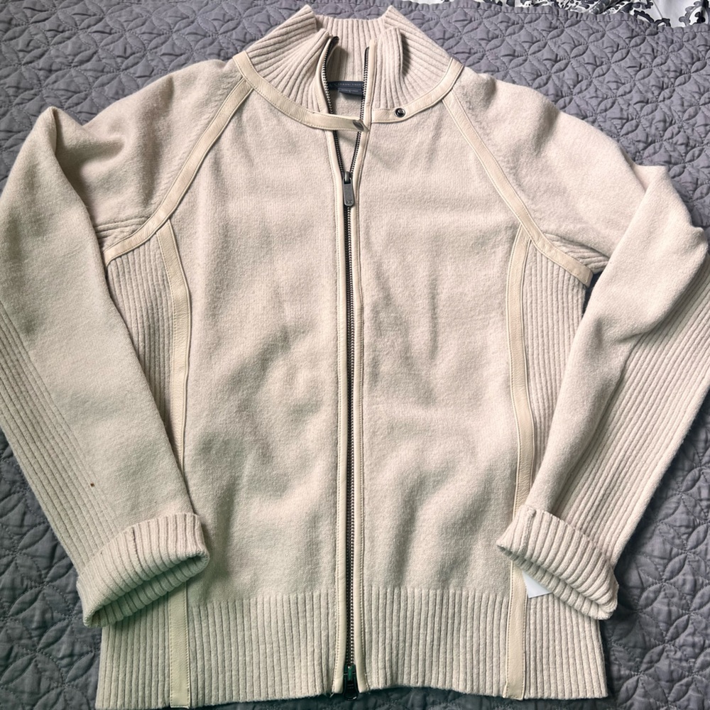 Armani exchange mens  Cream Sweater